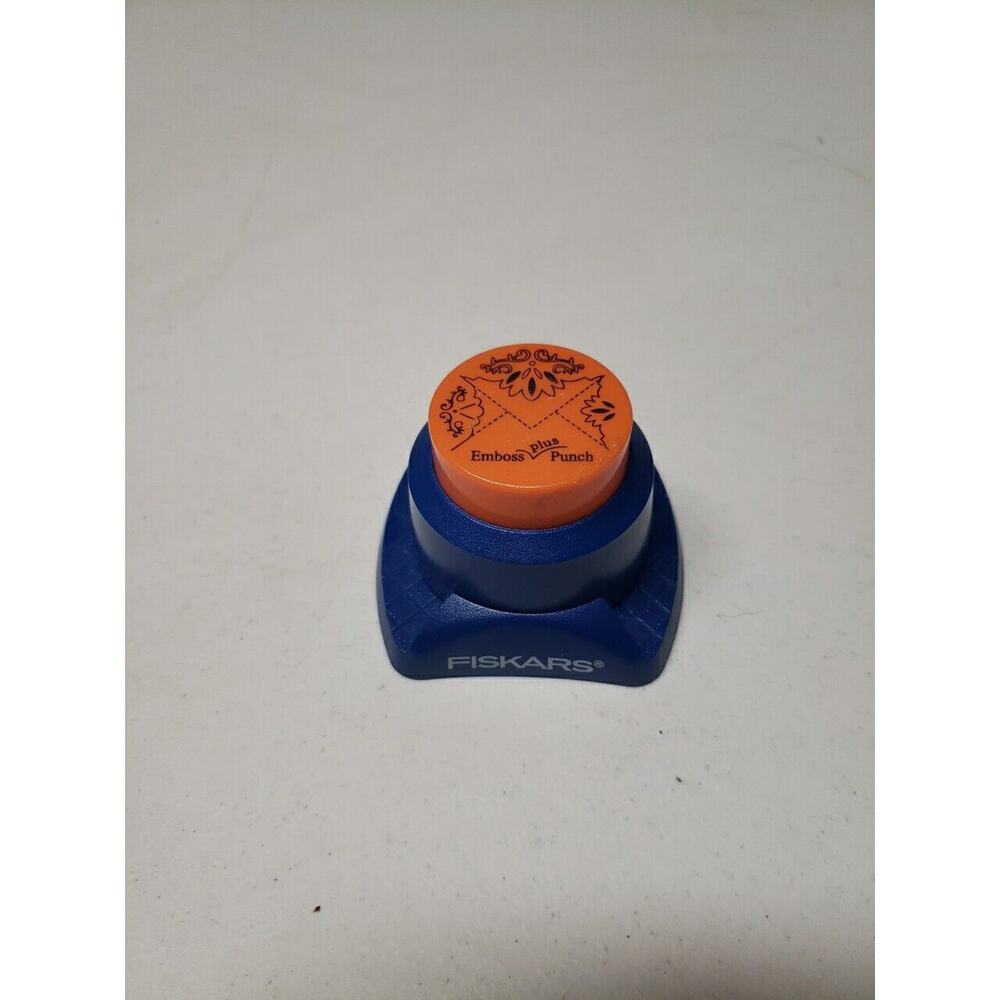 Fiskars Corner Combo Emboss & Punch - Ivy - 2388 - Great Used Condition